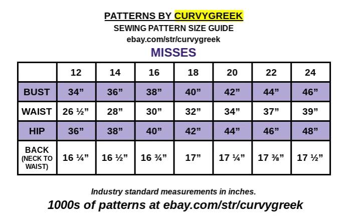 NO ENVELOPE Burda, McCall's, Simplicity & More Sewing PATTERNS WITHOUT PACKAGING - Image 3 of 4