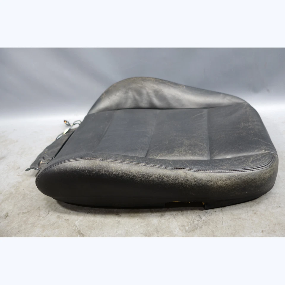 BMW E36 318ti 1995-1998 asiento delantero cuero respaldo cojín cuero negro OEM Foto 3 de 4