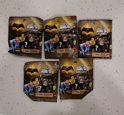Lot Of 5 Batman V Superman Series 1 Mighty Mini's by DC Comics