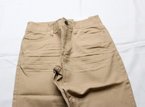 Sonoma Goods For Life Boy's Flexwear Slim Fit Twill Pants BL1 Texas Beige Size 7 - Picture 2 of 4