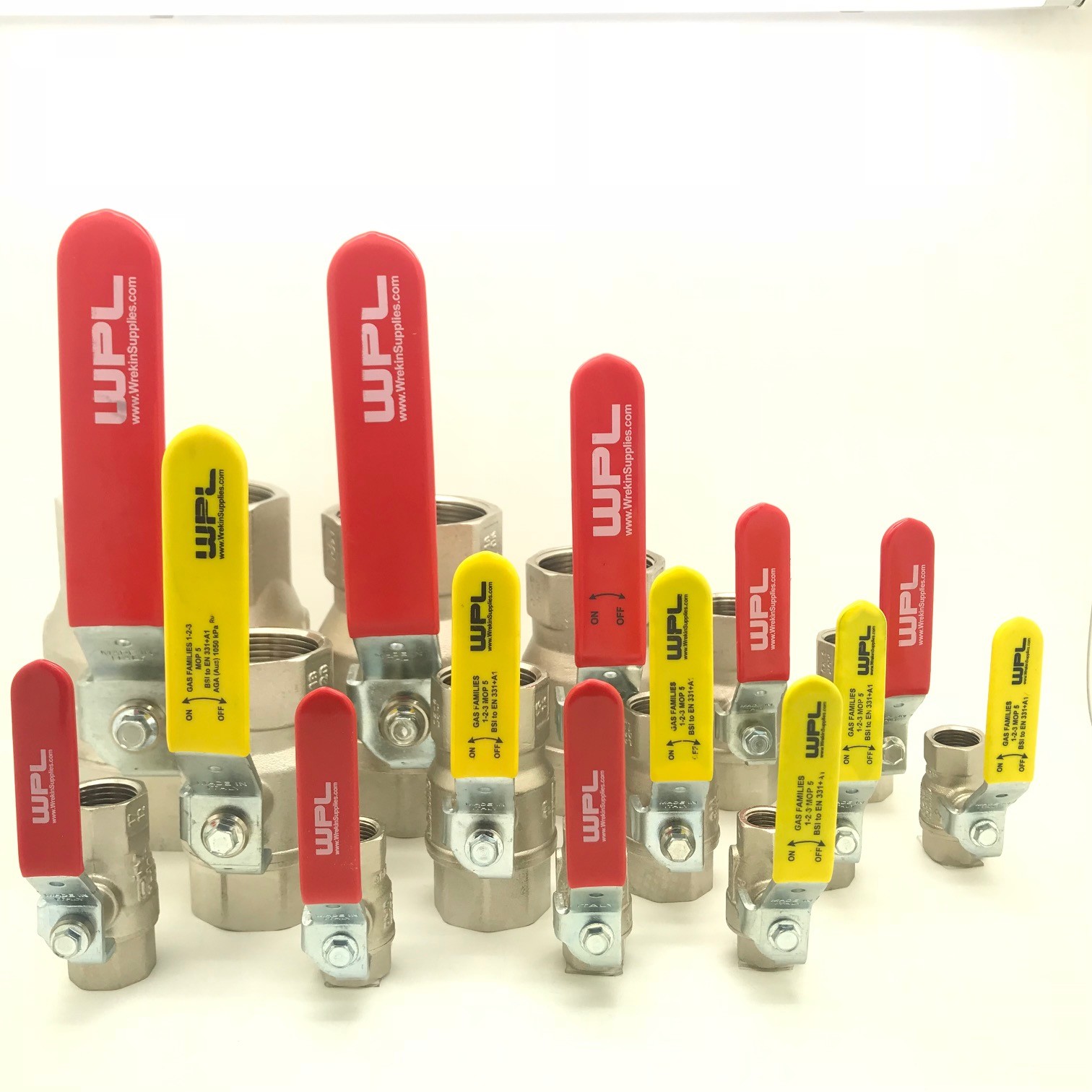 S.p.A. | Divisione Rubinetteria | Valvola A Sfera Ingresso Contatore Gas A Passaggio Parziale Con Aletta Di Sostegno Con Farfalla Gialla Sigillabile F-GI - Foto 7