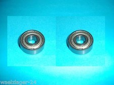 2 Rillenkugellager Kugellager 6001 ZZ   FAG 12x28x8mm