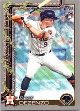 2025 Topps Holiday #H162 Zach Dezenzo Silver Glitter Holiday Astros RC