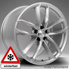19 Zoll W33 Alufelgen 8,5x19 5x112 ET35 silber für Audi