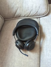 Jabra Evolve2 65 UC Wireless Headphones with Link380a, Black   37 hours battery