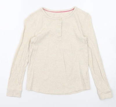Beigefarbener Pullover Pulli Mädchen UK-Größe 10 11 Jahre Marks and Spencer