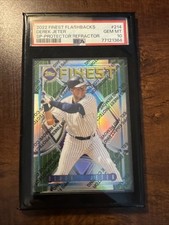 2022 Topps Finest Flashbacks Derek Jeter SP Protector Refractor #05/10 PSA 10 💎