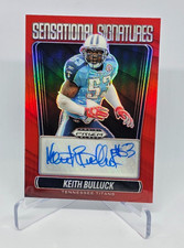 2025 Prizm Black - Keith Bulluck #SS-KBK Red Sensational Signatures 63/99 Titans