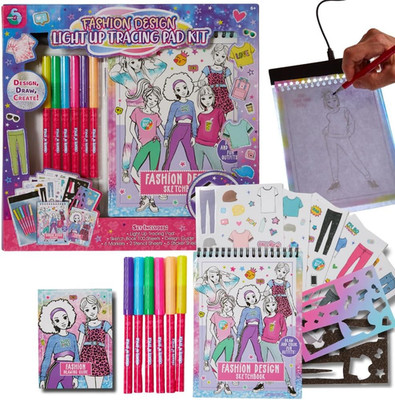 Create N  Style Fashion Design Light up Tracing Pad Kit
