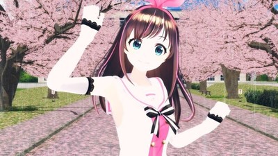 Anime kizuna ai girls cgi virtual Play Gaming Mat Desk Game Desk Playmat Mat