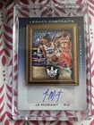 2020-21 Court Kings Legacy Portraits JA MORANT Auto #LP-JAM