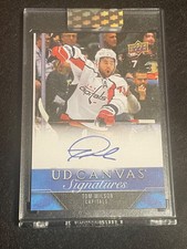 23-24 UPPER DECK CLEAR CUT UD CANVAS SIGNATURES - TOM WILSON #CS-TW CAPITALS