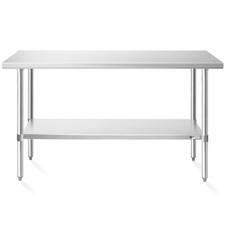 24x60 Stainless Steel Table, NSF Commercial Restaurant Kitchen Prep  Work Table