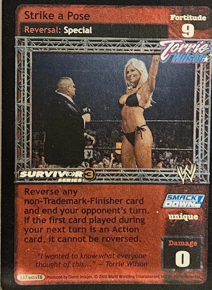 WWE RAW DEAL TORRIE WILSON 12 CARD LOT - Image 4 of 4