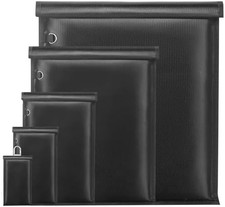 5 Pack Faraday Bags for Laptops Tablets Phones Car Keys, Anti-Tracking Far