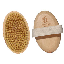 Body Brush for Dry Brushing Lymphatic Drainage - Sustainable Beechwood Handle