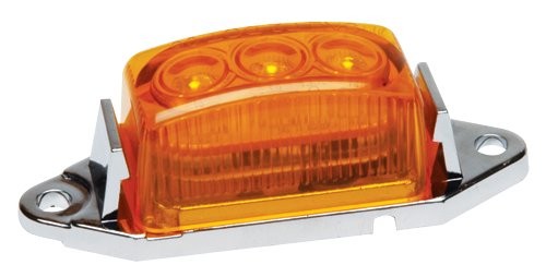 Roadpro Lights Lenses RP-1445A/4P Low Profile Sealed Led Mkr Lt/amber/4 Pk