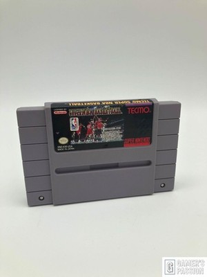 Tecmo Super NBA Basketball   Nintendo SNES   Zustand gut   nur Modul   getestet
