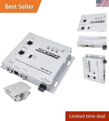 Efficient Digital Bass Processor for Car Subwoofers - Includes Remote Control