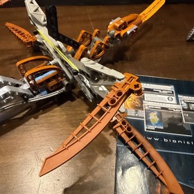 Bionicle Jaller & Gukko 8594 with Manual.  100% Complete Guaranteed