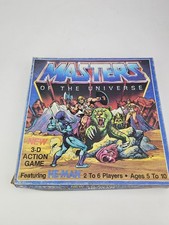 VINTAGE! 1983 Masters of the Universe He-Man 3D Board Game MOTU 100% COMPLETE!!