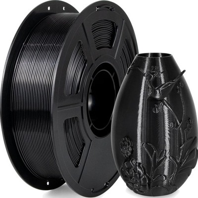 PETG Filament 1,75mm 1kg Schwarz 3D Drucker Filament kompatibel mit Bambu Lab...