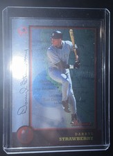 1998 Bowman Interstate Foil #256 Darryl Strawberry New York Yankees 