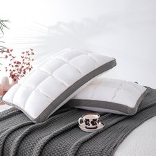 Soft Pillow Queen Size Set of 2, Super Soft Support Down Alternative Pillow 2...