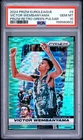 2024-25 Panini Prizm Victor Wembanyama Retro Green Pulsar /25 PSA GEM MT 10 POP1