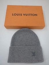 Louis Vuitton Ahead 100 Cashmere Beanie - Gray , Unisex, All Over Ribbed Knit