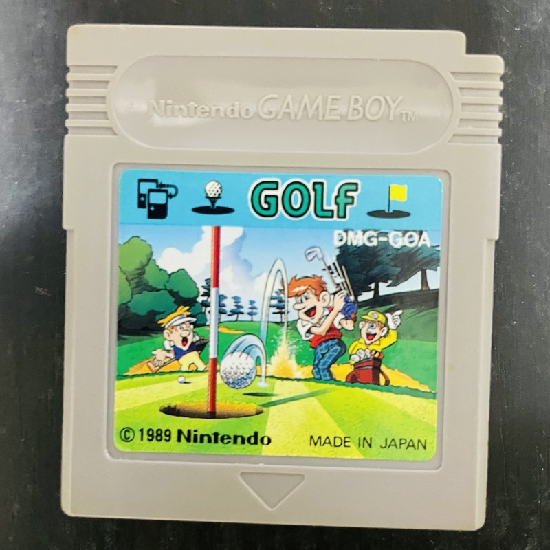 Golf Nintendo Game Boy 1989 Japanese Version DMG-GOA Sports Save OK