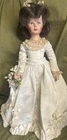 Gorgeous Brunette  20” Monica Of Hollywood Composition Bride Doll 1940’s