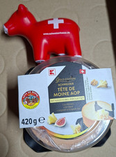 OMPLETT SET Tete de Moine MIT HOBEL/HAUBE/KÄSE*mit Deco Kuh*