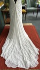 Sottero Midgley Wedding Dress Size 16 White Ruched Beaded Rhinestone Cap Sleeves — photo 3