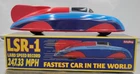 Vintage Schylling LSR-1 Tin Toy Car "Fastest Car In The World 247.33 MPH" W/ Box