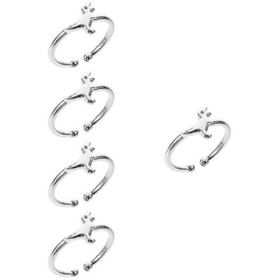  5 Count Verstellbare Ringe Damen Damenringe Kreativer Fingerring