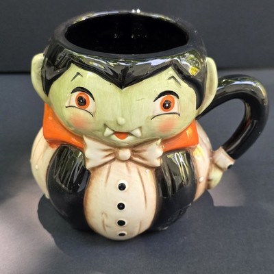 Johanna Parker Halloween Vampire Dracula Ceramic Mug New