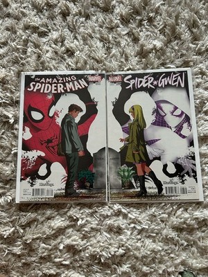 Spider-Man 17 Spider Gwen 3 HASTINGS variant connecting covers