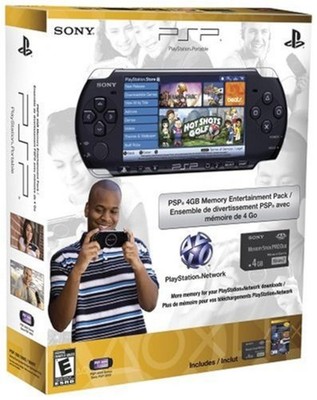 SONY PlayStationPortable PSP-3000 PB 箱あり Sony PlayStation Portable PSP 3000 4GB Memory Pack Very Good