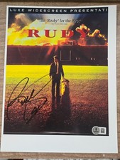 Rudy Ruettiger Autographed 8x10 Beckett CoA BU36605