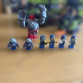 LEGO Power Miners Titanium Command Rig 8964 Granite Grinder 8958 W/Manual As Is