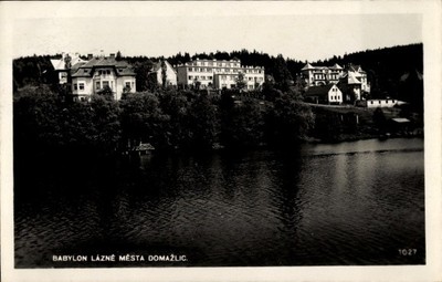 Ak Domažlice Taus Region Pilsen, Blick auf Babylon, Stadt  Wasser,... - 4825330