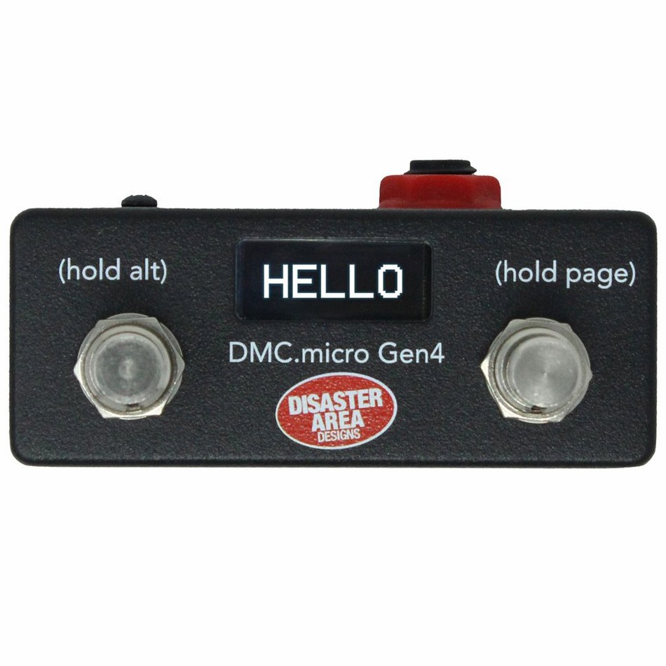 Зона бедствия Разрабатывает педаль MIDI-контроллера DMC.micro Gen4