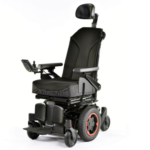 2024 QUICKIE Q300M MINI POWER WHEELCHAIR. IT HAS BEEN ASSEMBLED BUT NEVER USED.
