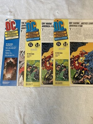 COMIC - DC Direct Currents Magazines x3 #75 Vertigo +2x #87 Tank Girl 1994 (8735