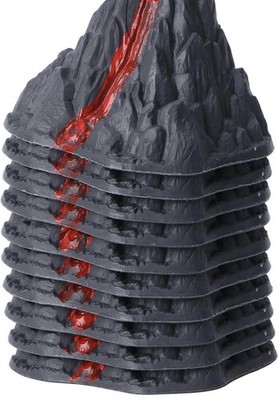 10PCS Simulation Volcano Toy Model Artificial Science Landscape Adornment