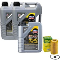 MotoröL Set 4100 5W-40 Liqui Moly 11 Liter + ÖLfilter FüR Mercedes Sprinter 3-T