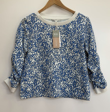 TOM TAILOR Mädchen Pullover S blau/weiß abs...