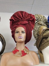 Elegant African Trditional Auto gele Headtie for women