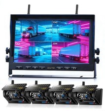 1080P Wireless RV  Magnetic Solar Backup Came...